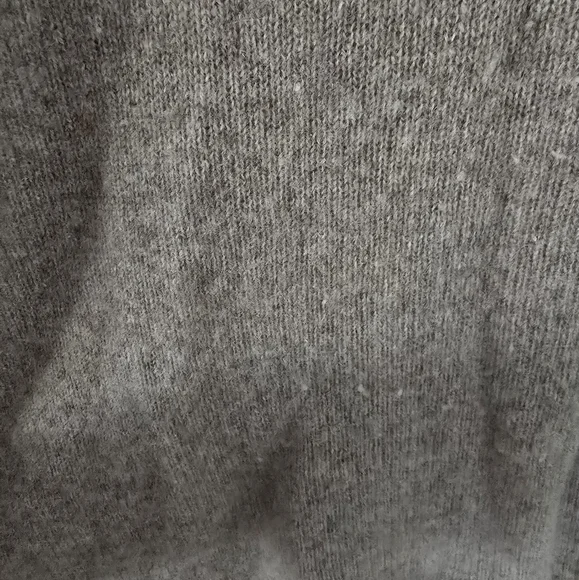 White + Warren Essential Cashmere Mini Trapeze Cardigan Sweater Gray Hea… - Picture 6 of 7